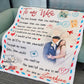 Personaliz To My Wife Blanket Custom Photo Blanket Valentine's Day Gift