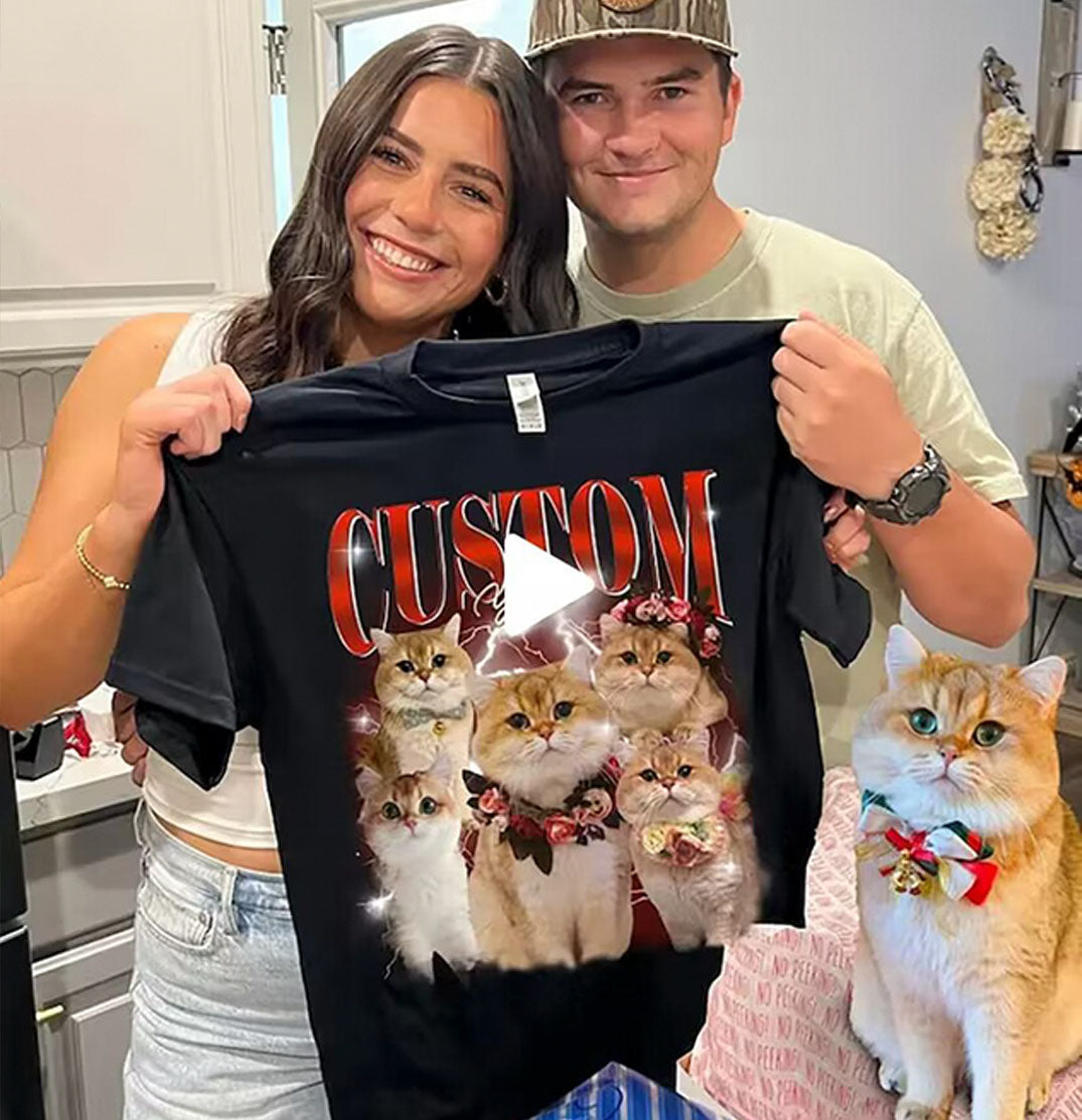 Custom Photo Tee Unique Vintage Pet Sweatshirt🔥