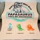 Don't Mess With Mamasaurus- Custom Blanket for papa