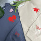 Personalized Heart And Puzzle Couple  Embroidered Sweatshirt