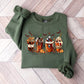 Halloween Sweatshirt Fall Coffee Sweatshirt Pumpkin Spice Shirt