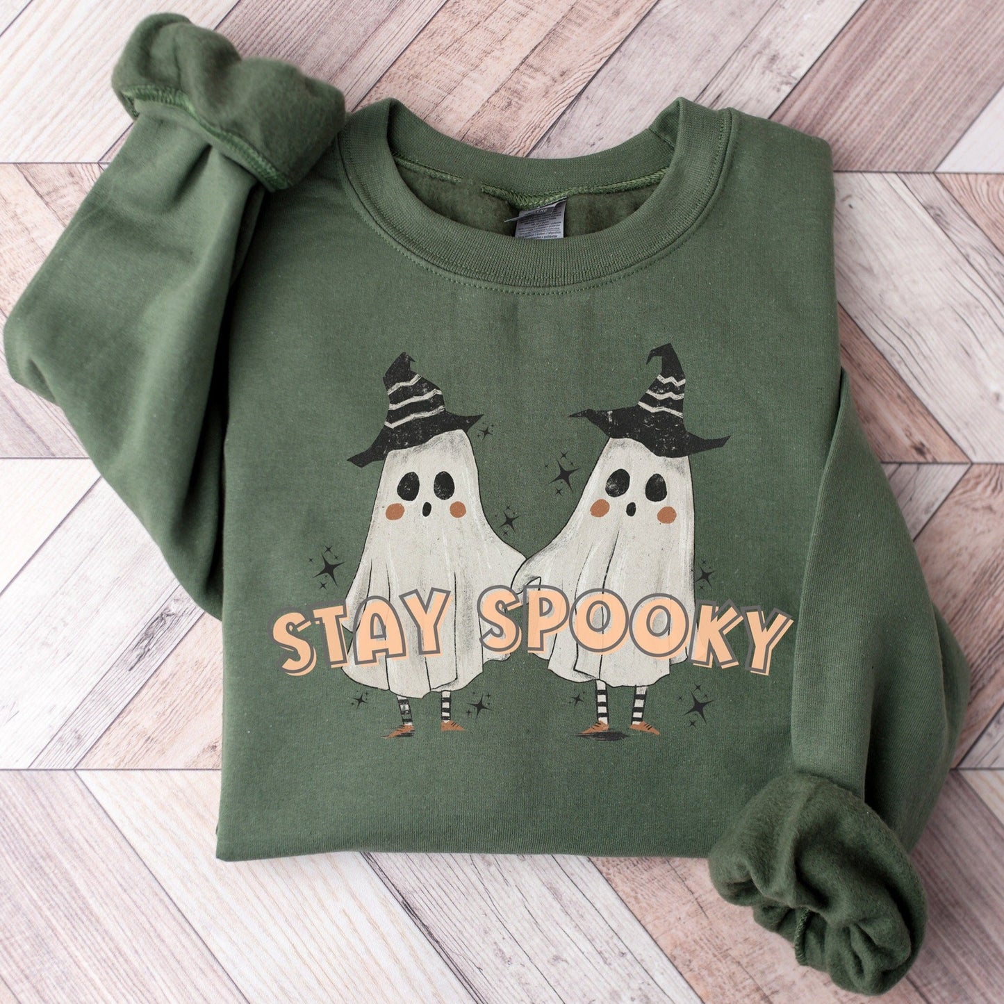 Halloween Ghost Sweater, Retro Ghost Sweatshirt