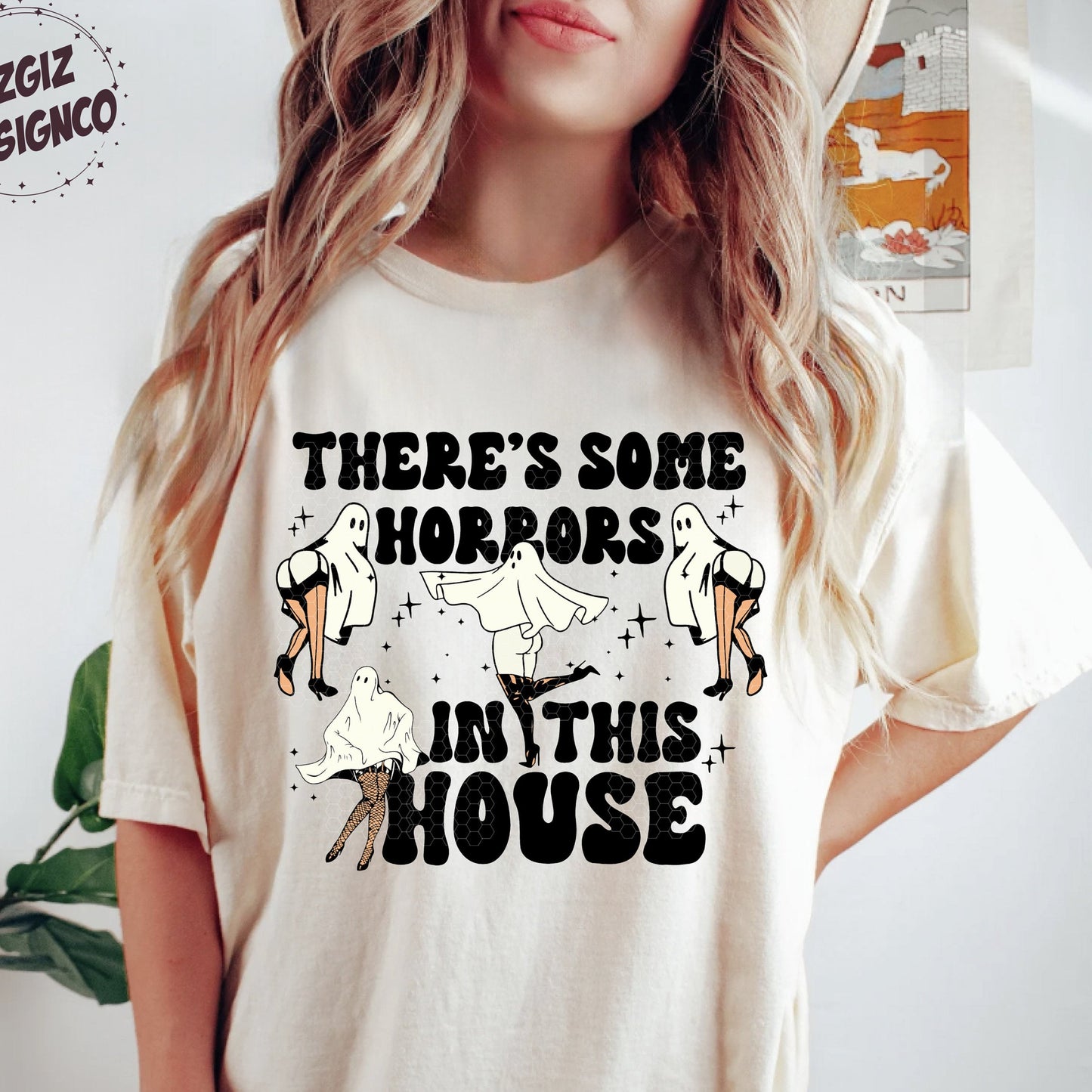 There's Some Horrors In This House Halloween Sweatshirt