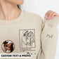 Custom Photo Sweatshirt Couple hoodie perfect Gift For Him