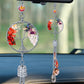 Kabbalah tree of life Personalized Photo Crystal Charm Rearview Mirror Pendants