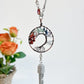 Kabbalah tree of life Personalized Photo Crystal Charm Rearview Mirror Pendants