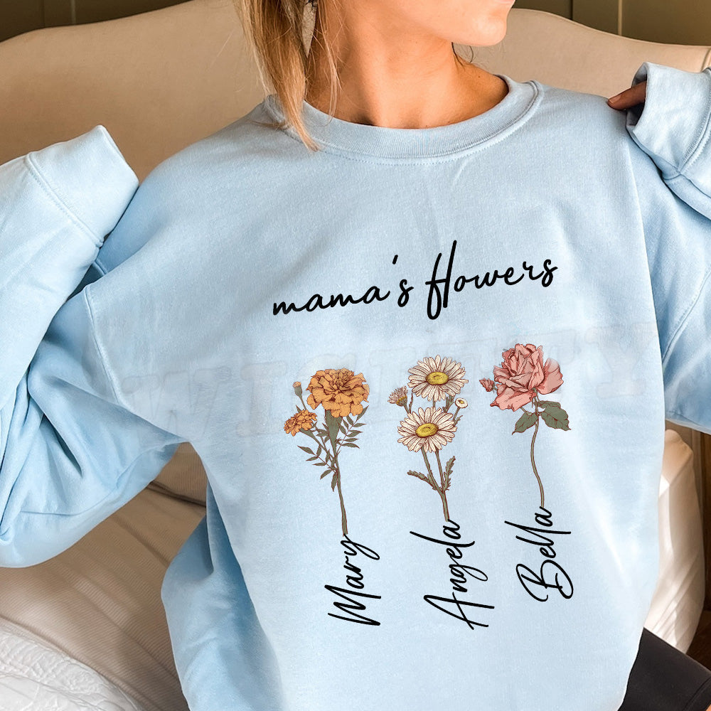 💫Mom's Garden is Her Children Customized Hoodie/Crewneck