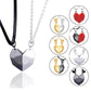 Heart-shaped Wishing Stone Magnet Attract Necklace Set