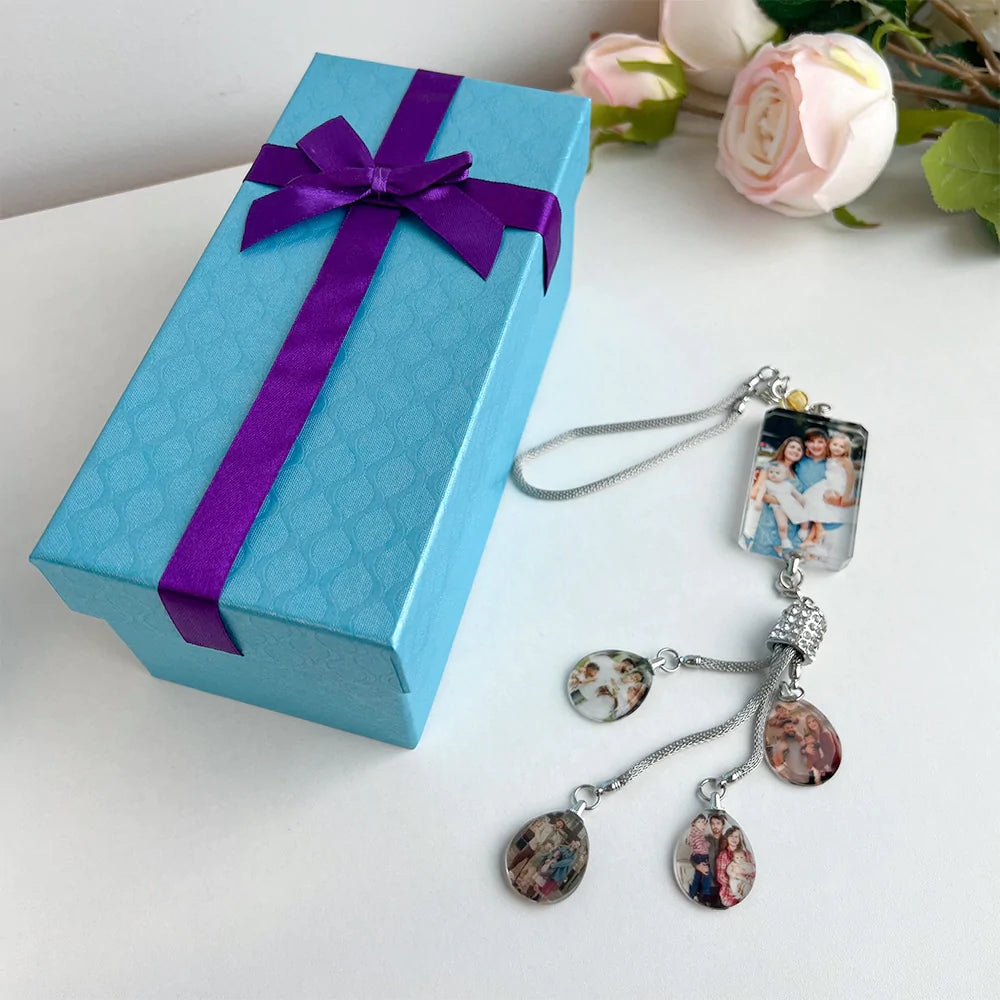 Personalized Photo Lucky Crystal Car Pendant🚗