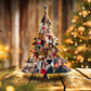 Custom Christmas Tree Shape Photo Collage Lamp with Photos