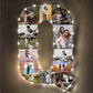 ✨Personalized Letter Photo Collage Lamp Letter  K