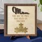 Personalized Wooden Puzzle Sign