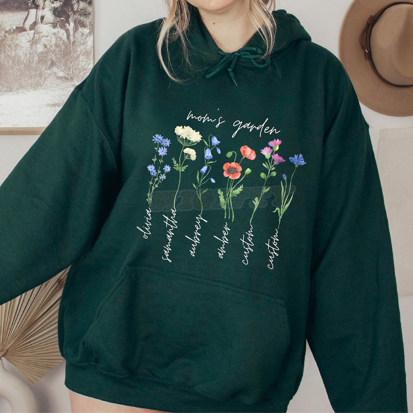 💫Mom's Garden is Her Children Customized Hoodie/Crewneck