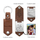 Drive Safe Custom Leather Keychain, Gift For Your Love