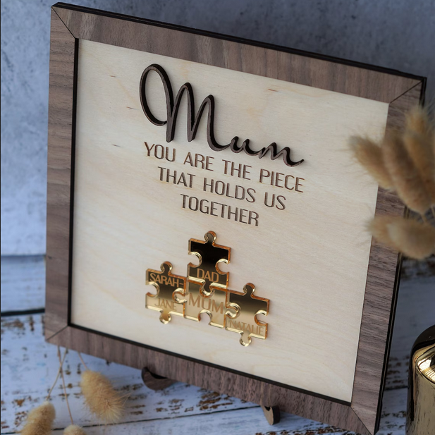 Personalized Wooden Puzzle Sign