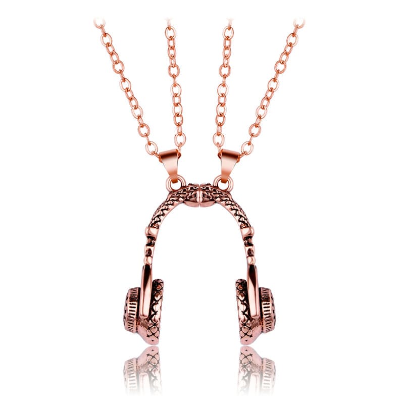 Headset Magnetic Attract Necklace Set