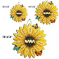 Family Sunflower Sign - Gift For Grandma Nana Mom Personalized
