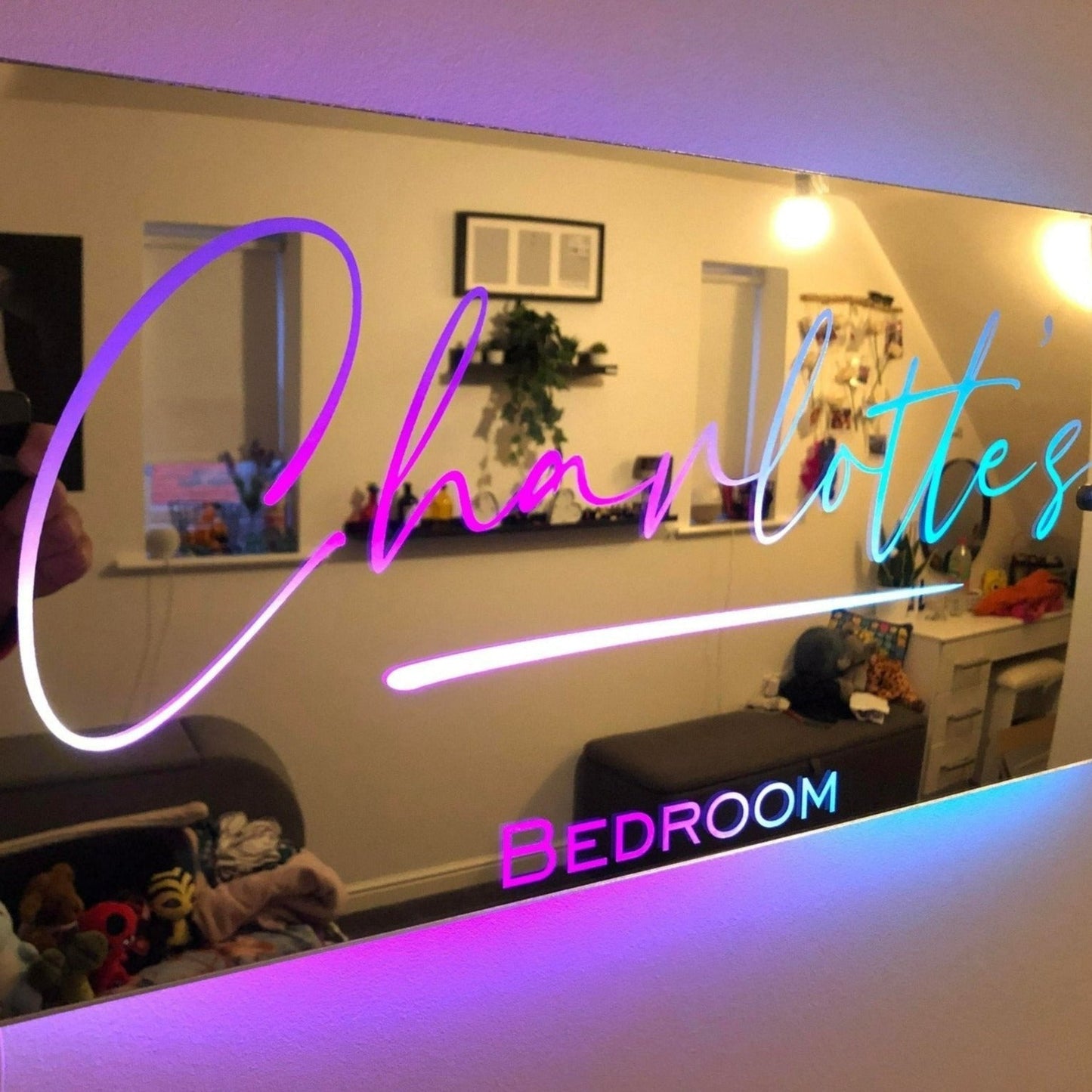 Personalized Name Mirror - Light Up Mirror