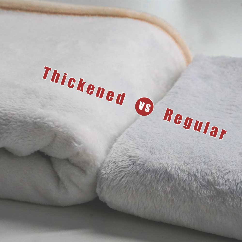 Custom 5 Photos&Text Fleece Blanket Love To The Moon💞