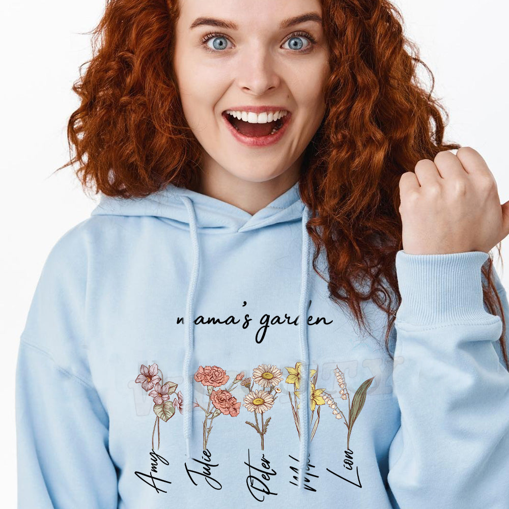 💫Mom's Garden is Her Children Customized Hoodie/Crewneck