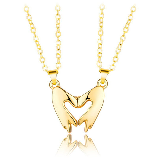 Compare Hearts Magnetic Necklace Set
