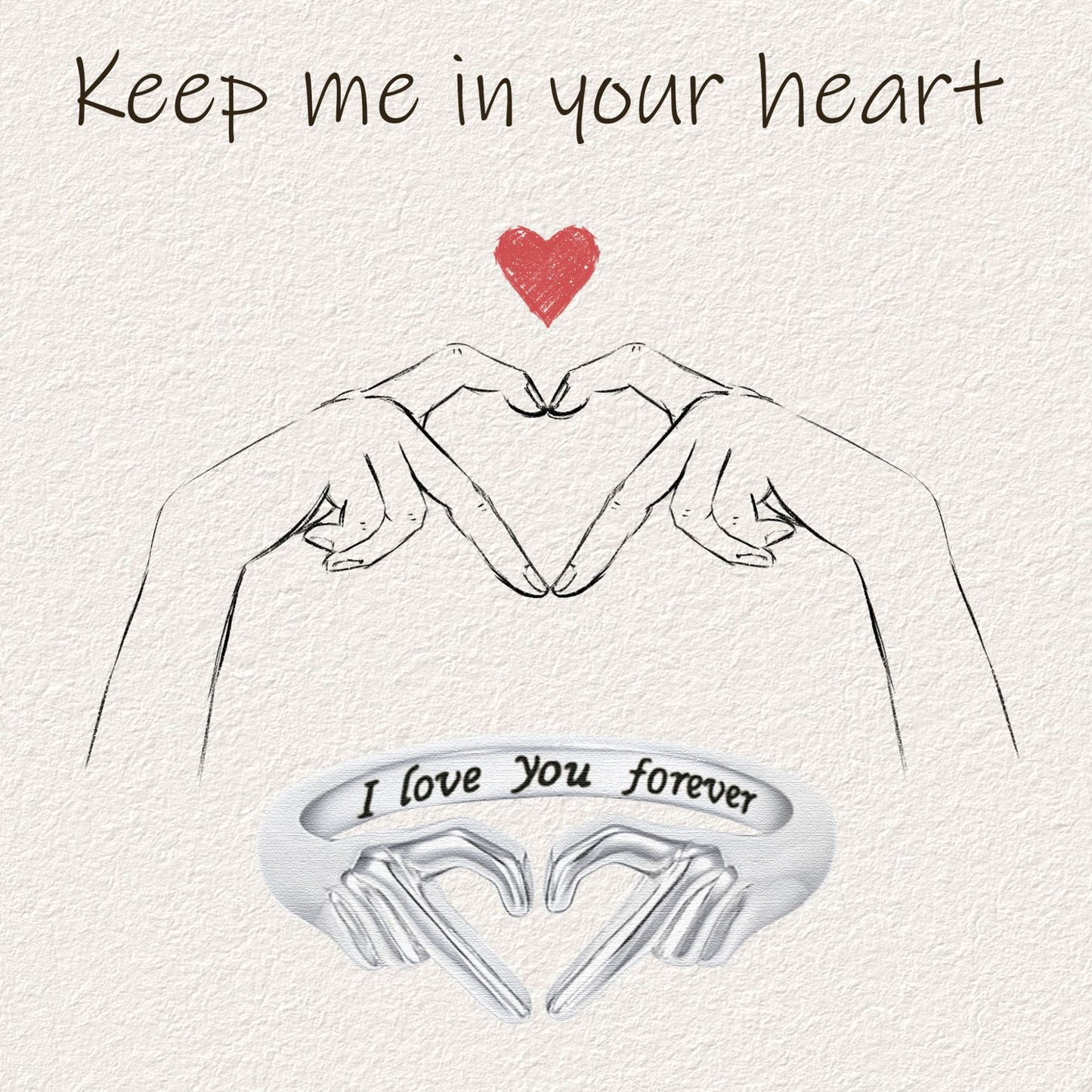 Compare Hearts Ring Love You Forever