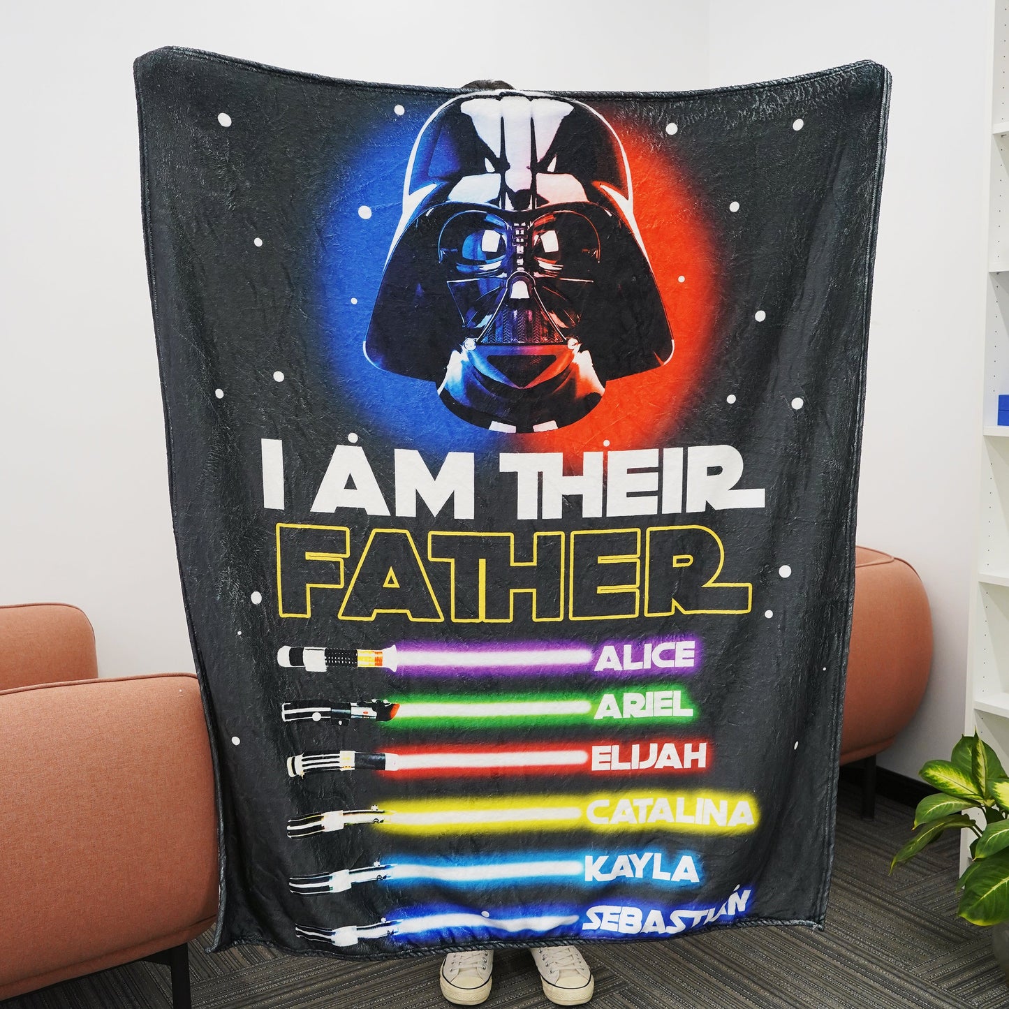 Personalized I Am Their Father Blanket