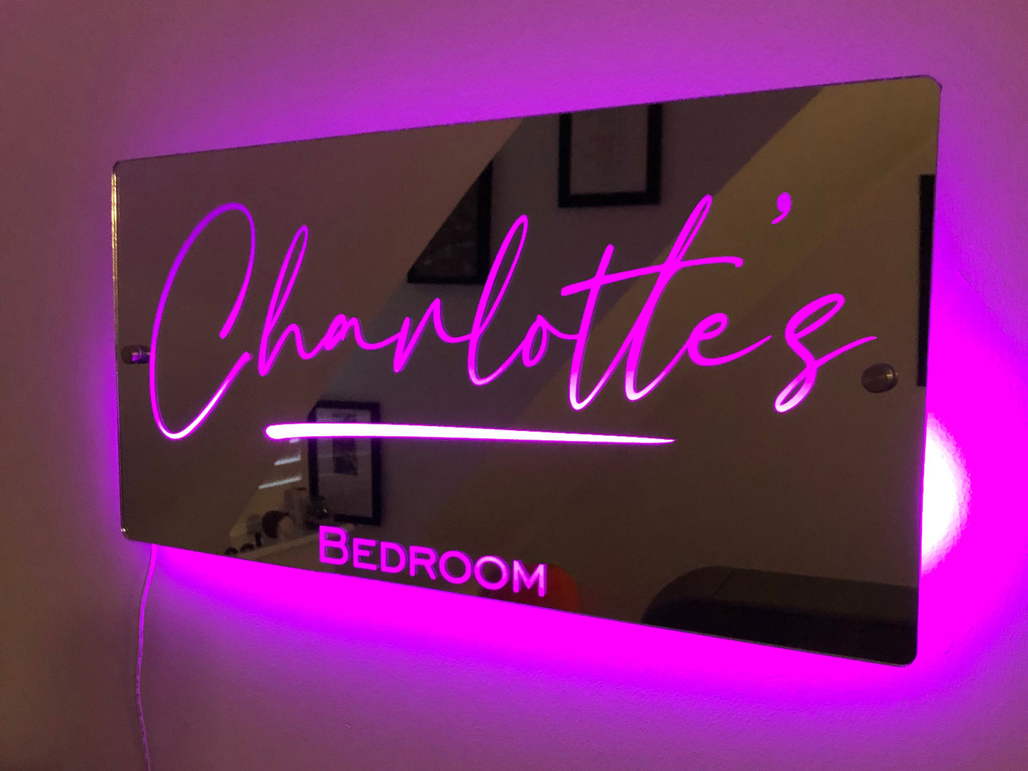 Personalized Name Mirror - Light Up Mirror