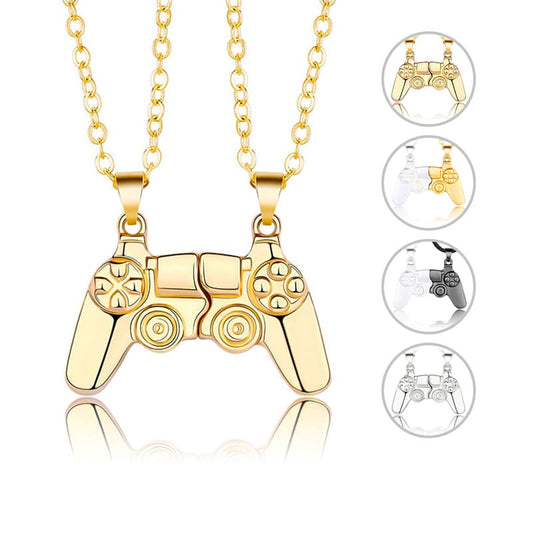 Game Controller Magnetic Attract Necklace Set
