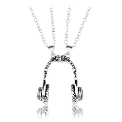 Headset Magnetic Attract Necklace Set