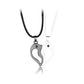 Dolphin Love Magnetic Attract Necklace Set