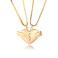 Heart Break Magnet Attract Necklace Set