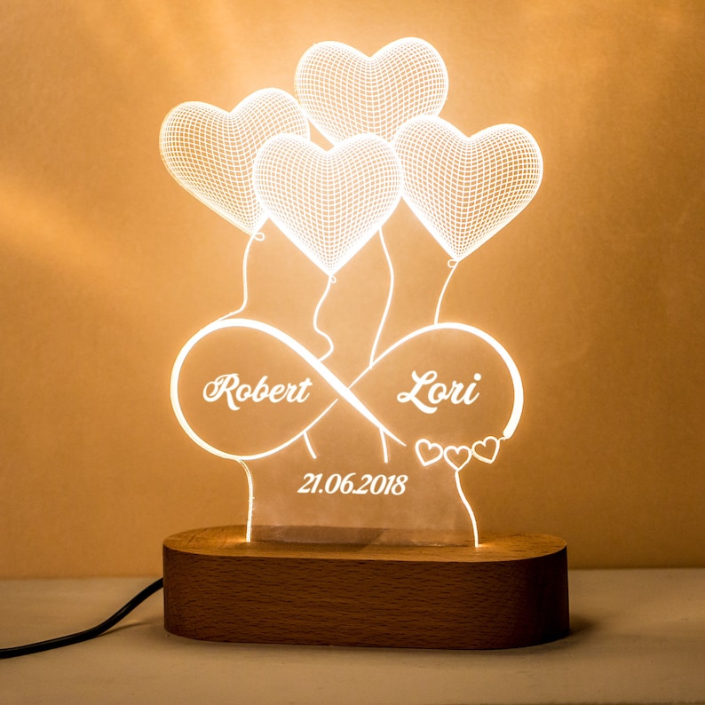 💖Personalized 3D Printed Lamp Gift💖
