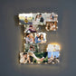 ✨Personalized Letter Photo Collage Lamp Letter  O