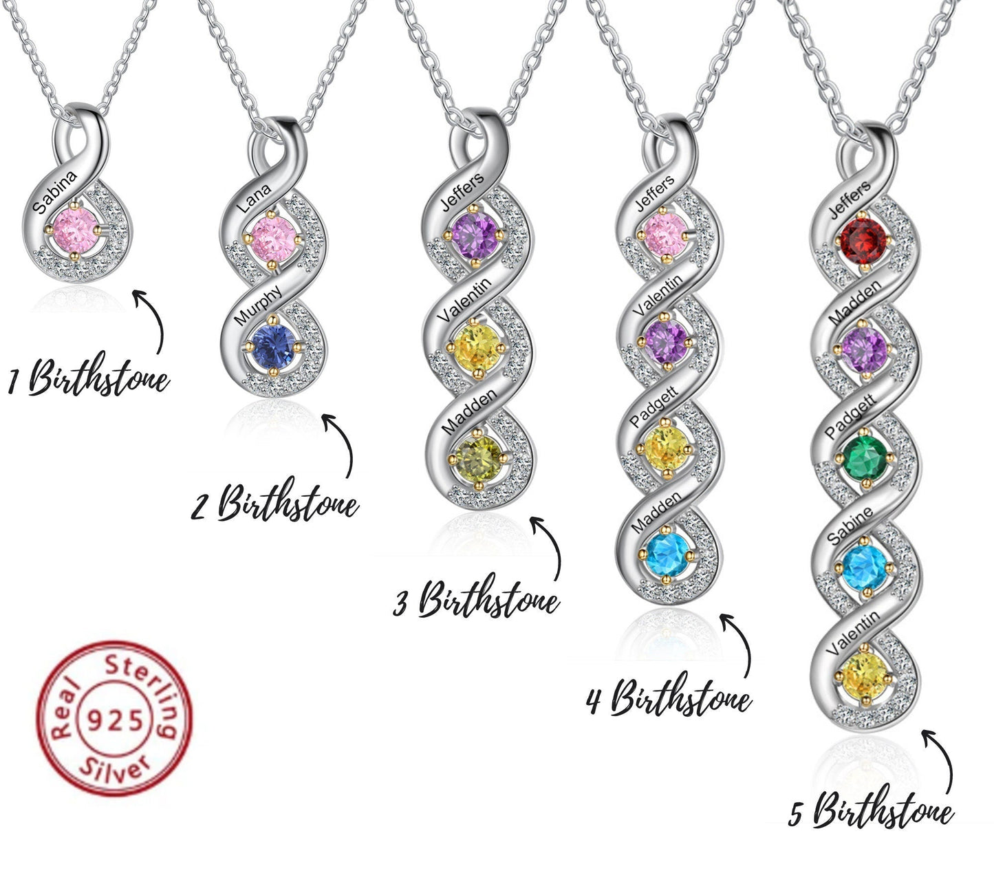 🔥Necklace Rings Sets with Birthstones🔥