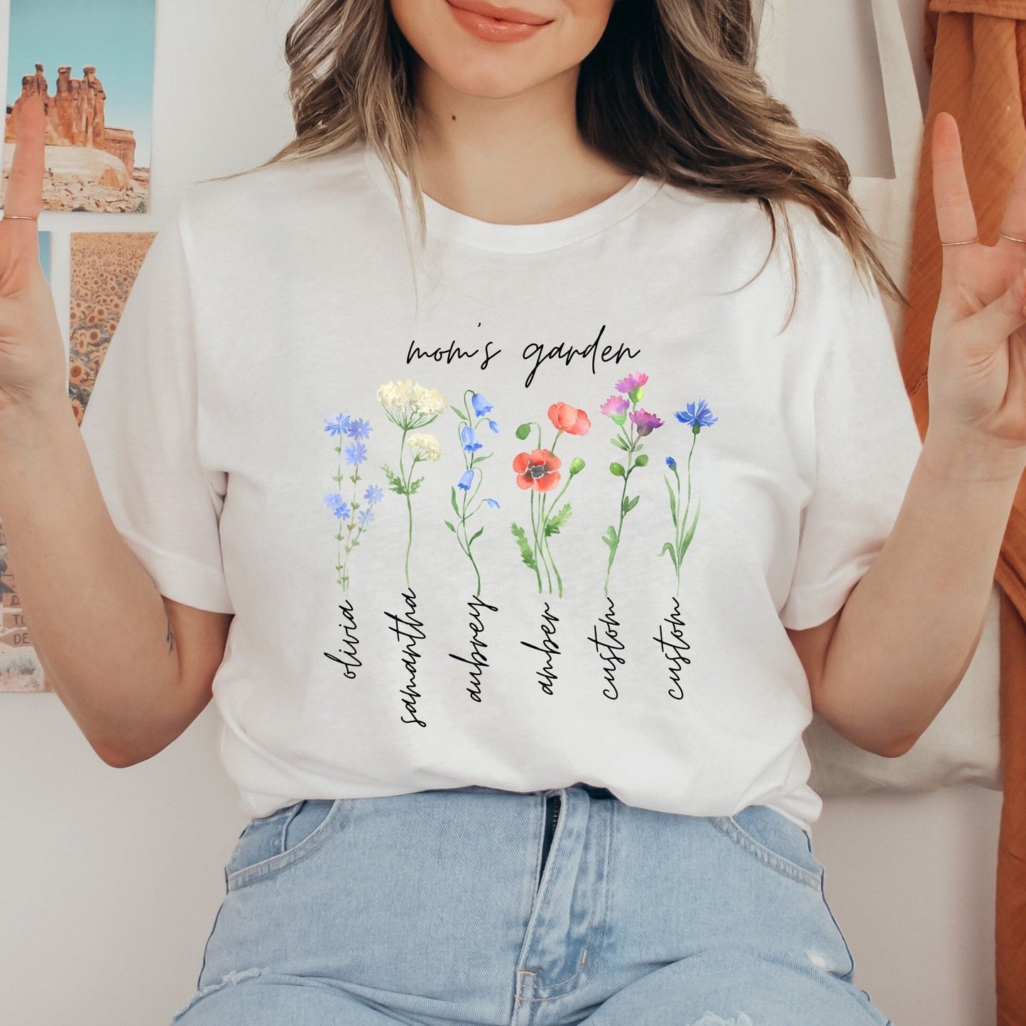 💫Mom's Garden is Her Children Customized Hoodie/Crewneck