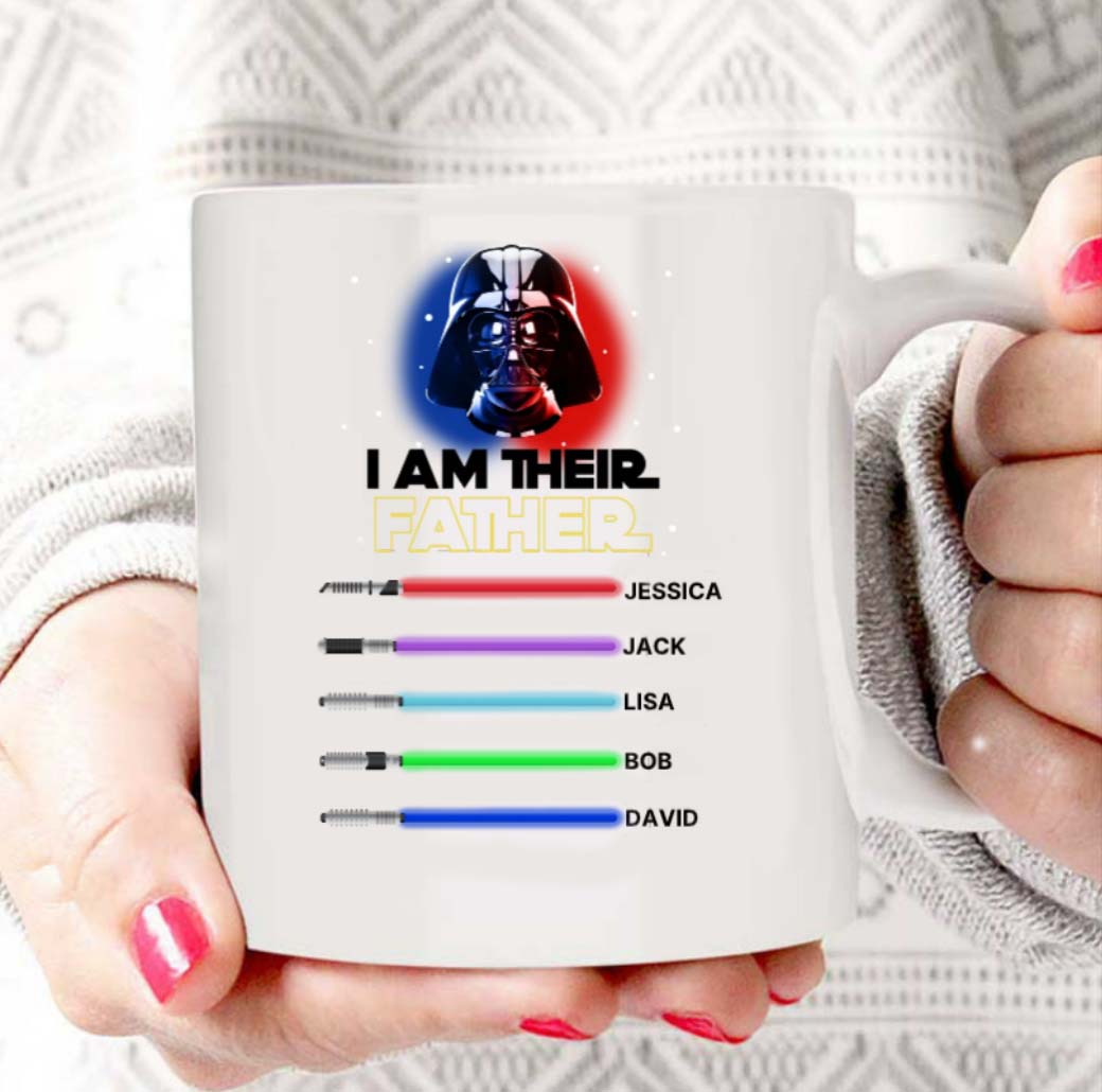 Gift for Dad Father's Day Gift Custom Light Saber mug